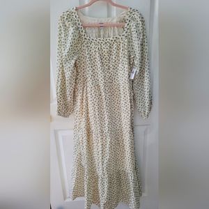 Old Navy Prairie Style Midi Dress - Size Small